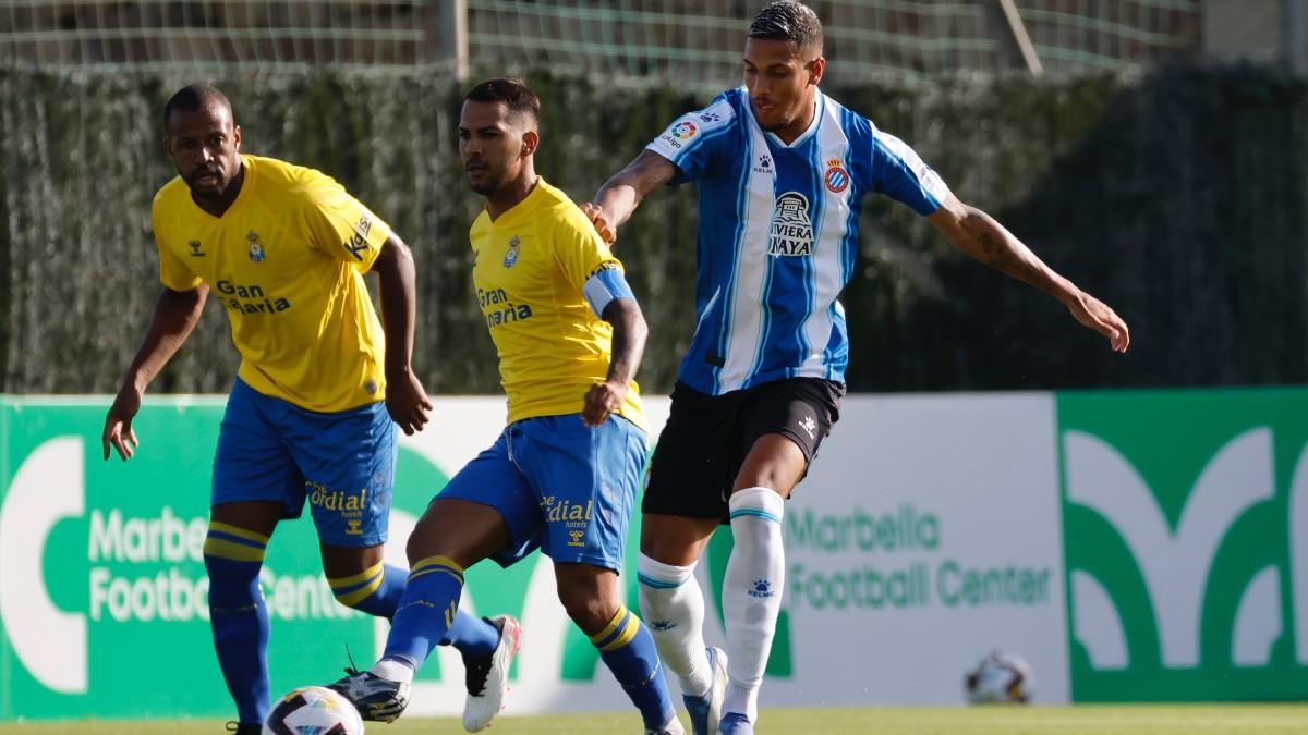 Vinicius Souza, en un partido ante la UD Las Palmas