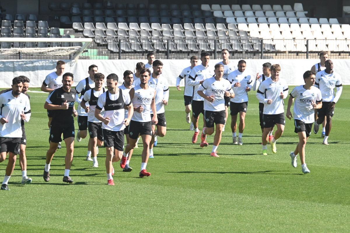 Entrenamiento del CD Castellón
