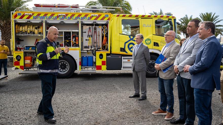 El Consorcio de Emergencias de Gran Canaria incorpora siete vehículos para la lucha contraincendios