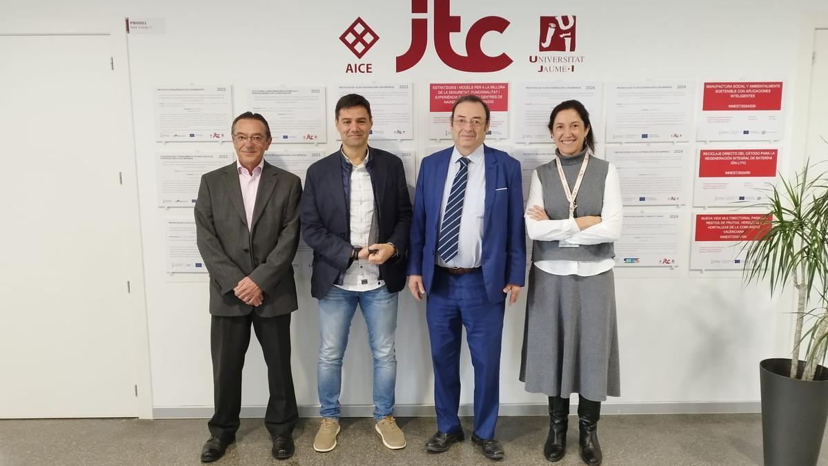 José Miquel, Manuel Rosalén, Juan Vicente Bono y Yolanda Reig.