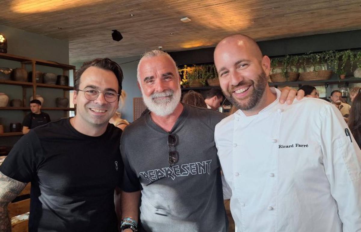 Andrés Fernández, José Manuel Molina y Ricard Farree.