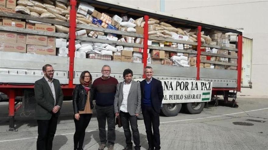 Ayuntamiento y Diputación ayudan a los refugiados saharauis