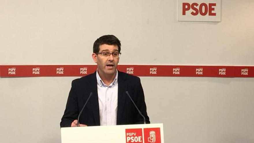 El portavoz del PSPV, Jorge Rodríguez