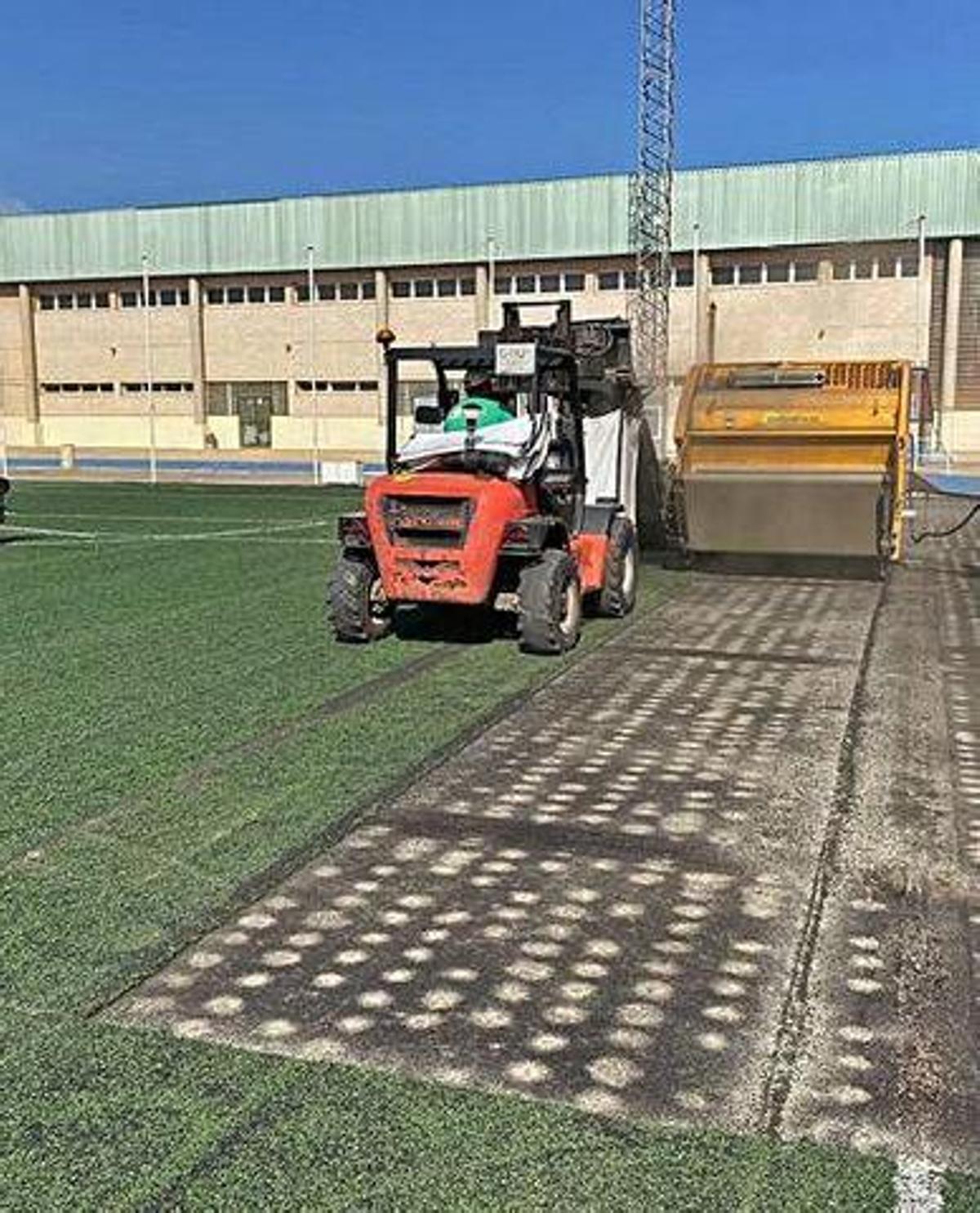 Instalaciones deportivas en las que entrena el Benifaió.