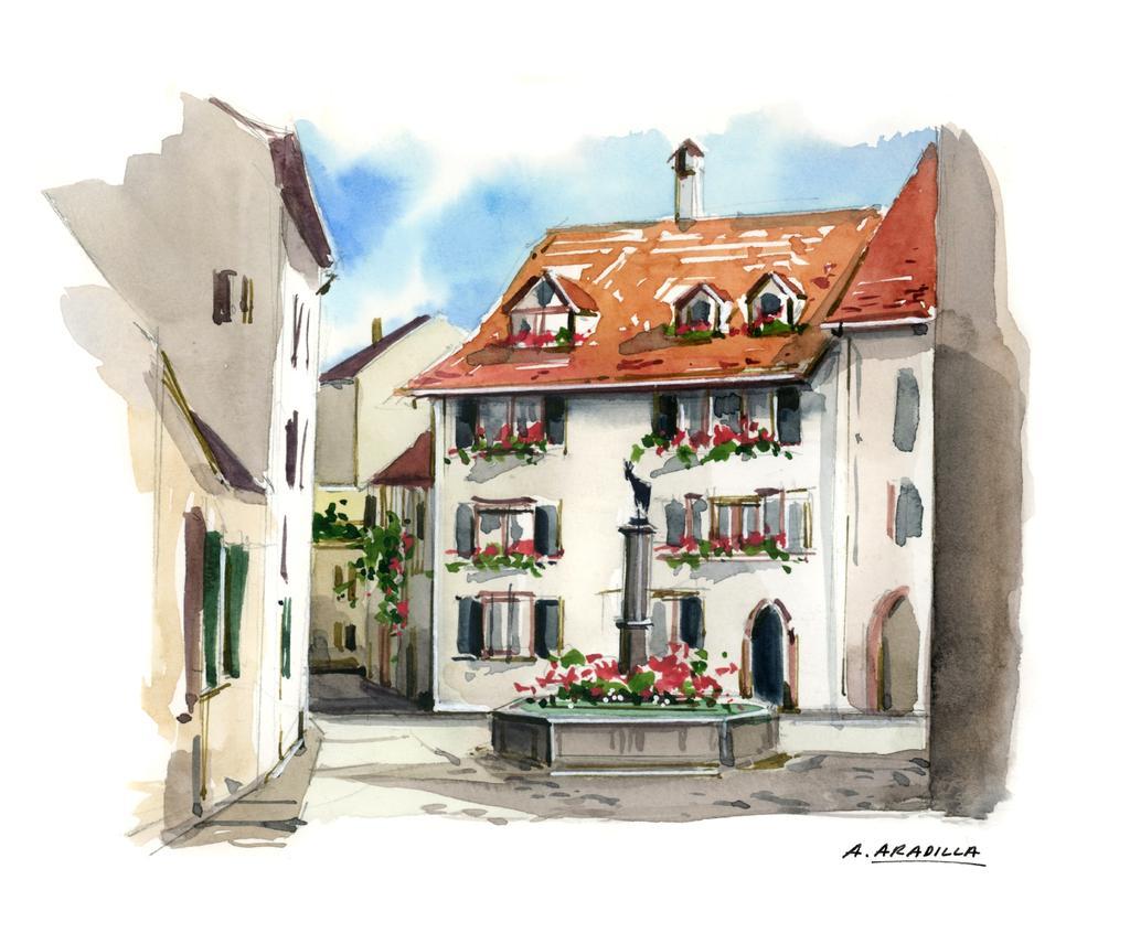 La curiosa fuente de Gemsberg, un indispensable de Basilea