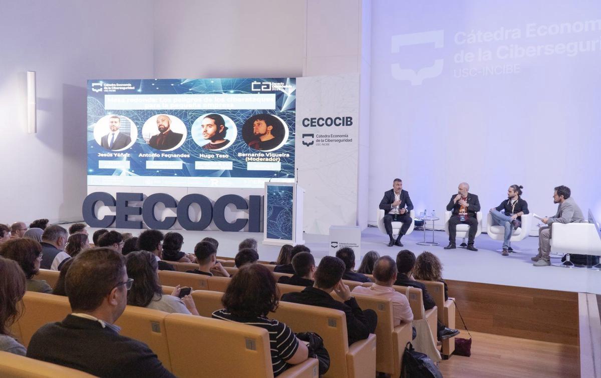 Congreso sobre ciberseguridad celebrado meses atrás por la Cátedra CECOCIB.  | ECG