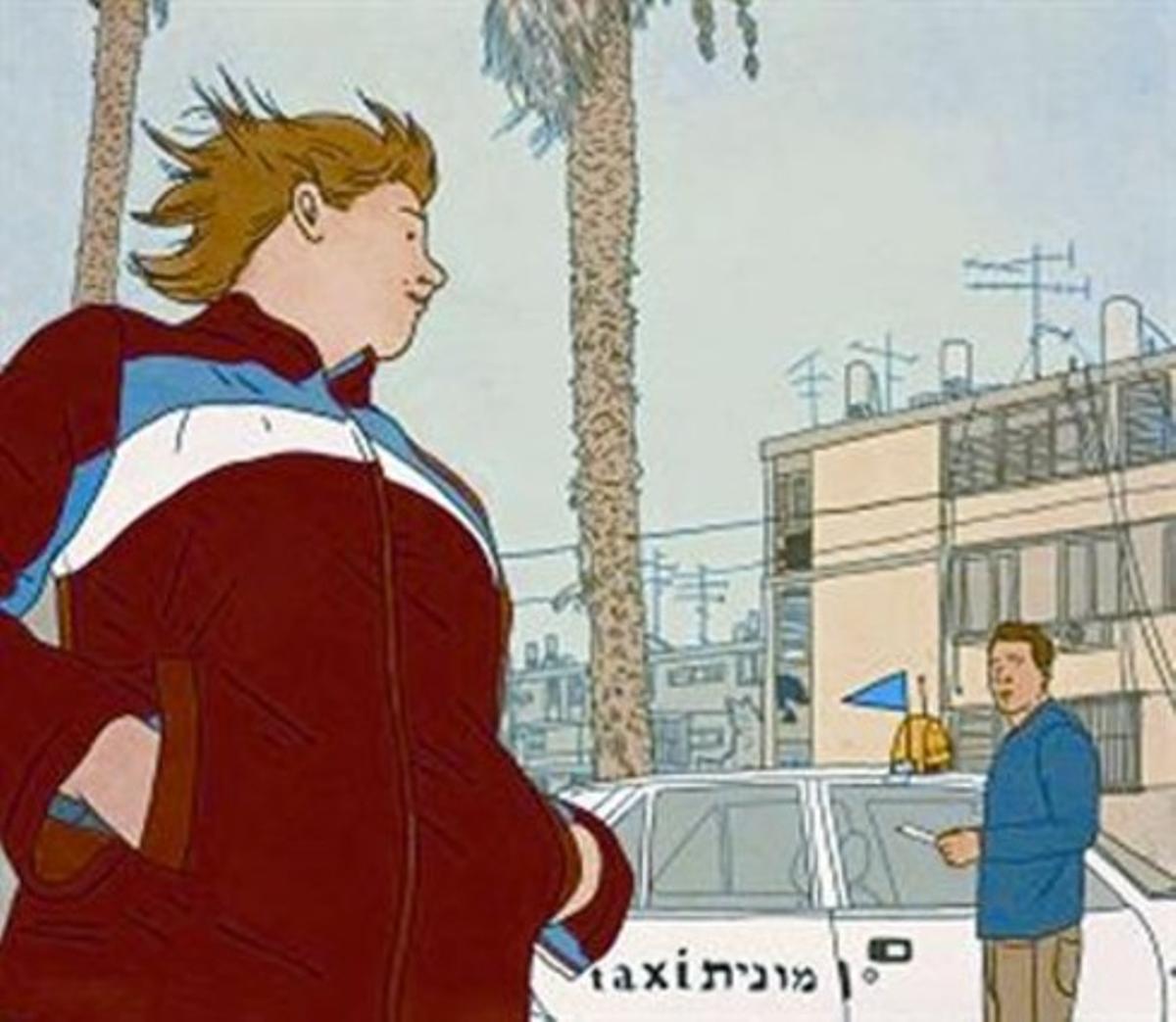 ’METRALLA’.RUTU MODAN (2007)3 «Simbolitza dues coses: l’arribada d’escriptores i il·lustradores al còmic, perquè veig fonamental que les dones participin perquè el mitjà segueixi florint, i el paper del còmic en països com Israel, on hi ha molts problemes polítics, com el conflicte amb Palestina. A més d’un discurs polític molt potent, Rutu Modan descriu amb  un estil molt elegant i amb molta bellesa com el terrorisme afecta l’individu de manera subtil però molt destructiva».