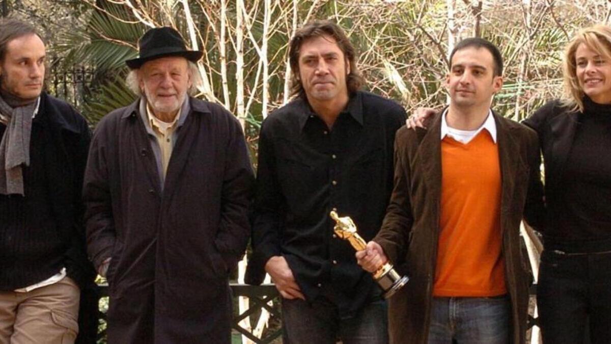 Parte del reparto de 'Mar adentro', rodada en Galicia y ganadora del Oscar a Mejor Película Internacional en 2004