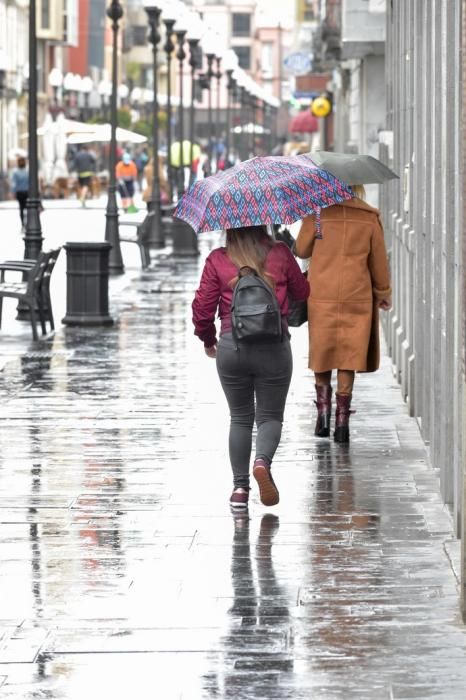 08-03-2019 LAS PALMAS DE GRAN CANARIA. Lluvia.. Fotógrafo: ANDRES CRUZ