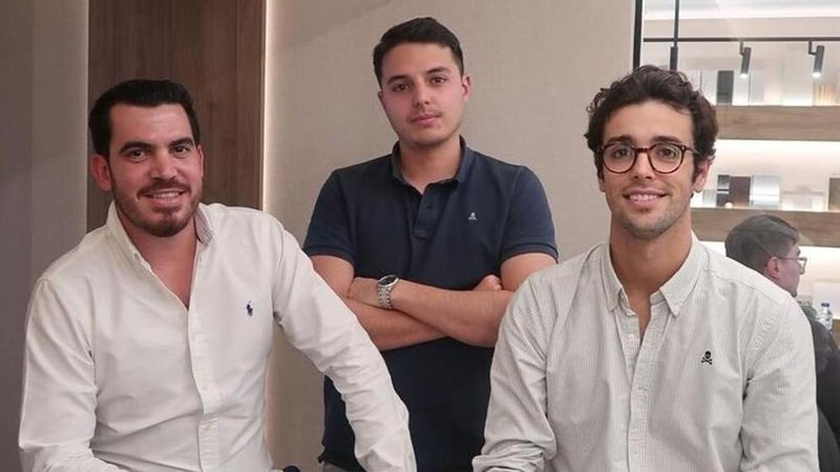 Alberto Martín, Javier Pérez y GerardCliment, fundadores de Trabe.