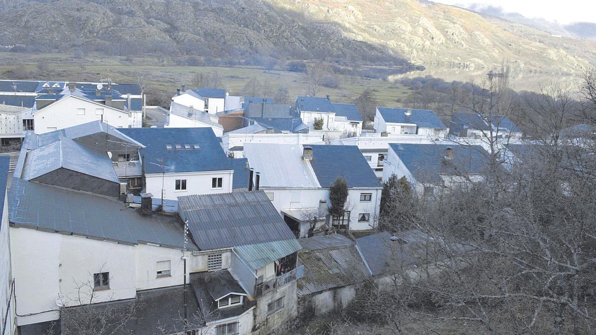 TRAGEDIA DE RIBADELAGO , VEGA DE TERA , VISTAS DEL NUEVO RIBADELAGO DE FRANCO