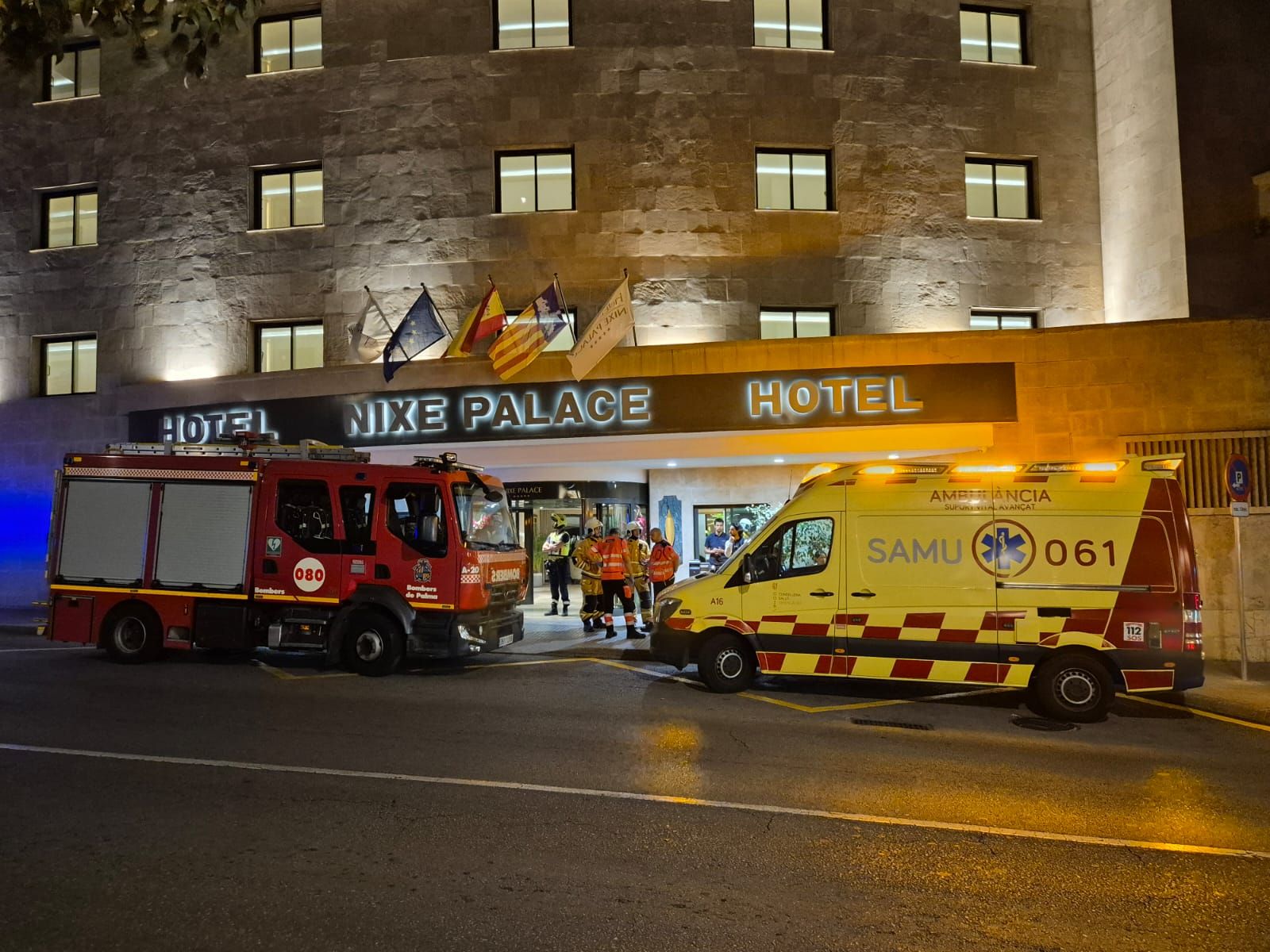 La fuga de gas en el Hotel Nixe Palace de Palma