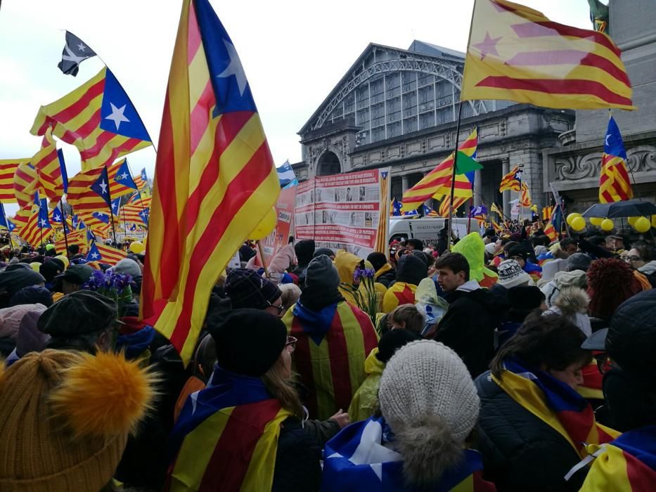 Manifestació independentista a Brussel·les