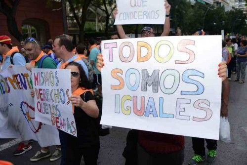 Marcha en Murcia para reivindicar una mayor visibilidad de los enfermos mentales