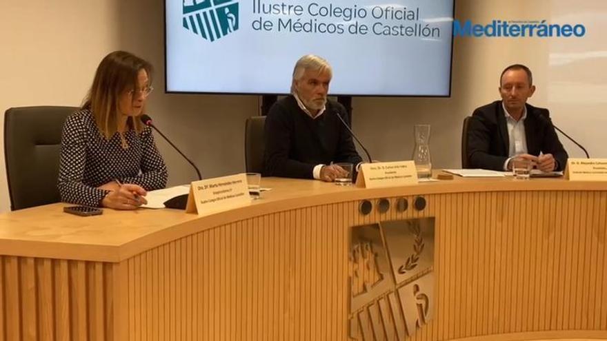 El Colegio de Médicos de Castellón respalda las movilizaciones contra el Estatuto Marco y llama a acudir a la protesta del 14F en Madrid