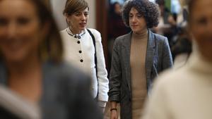 Las diputadas y portavoces de Sumar y de los comuns, Marta Lois y Aina Vidal.