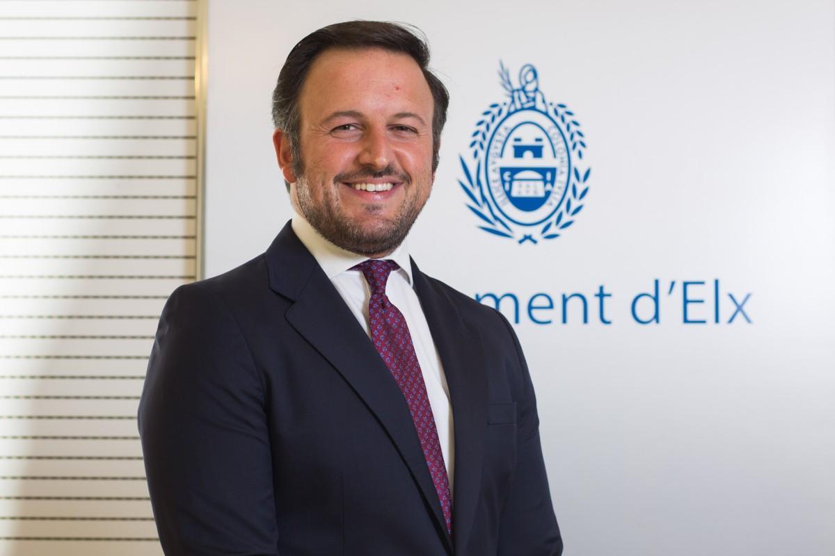 Pablo Ruz Villanueva, candidato del PP a la Alcaldía de Elche en las Elecciones Municipales 2023.