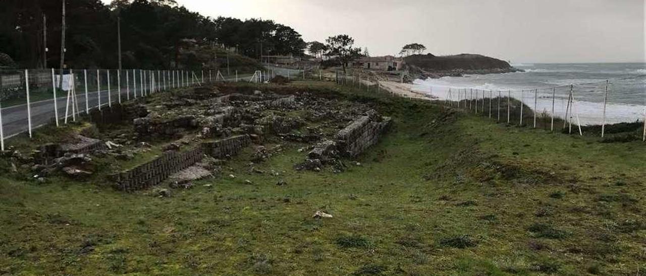 El yacimiento de O Carreiro, donde se cree que lo más importante sigue enterrado. // Muñiz