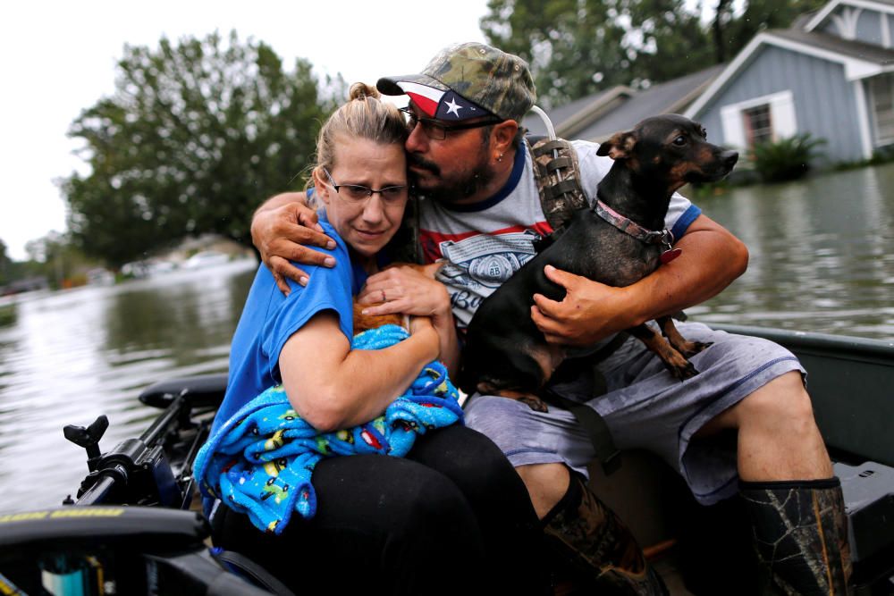 La tormenta tropical Harvey asola Texas