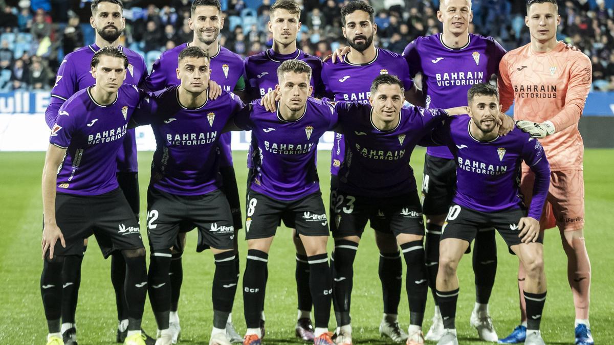 Equipo titular del Córdoba CF que empató este lunes en La Romareda ante el Real Zaragoza.