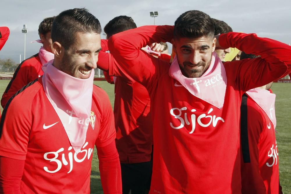 Entrenamiento del Sporting