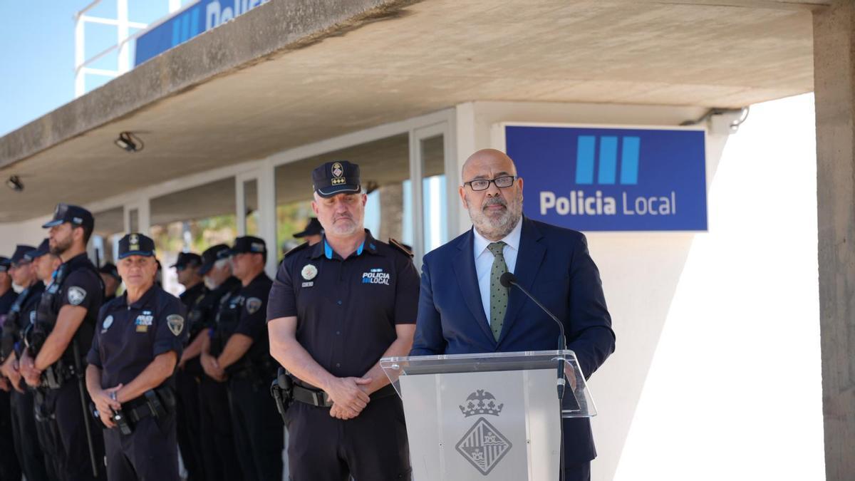 Jaime Martínez presenta este viernes el dispositivo de seguridad de Platja de Palma.