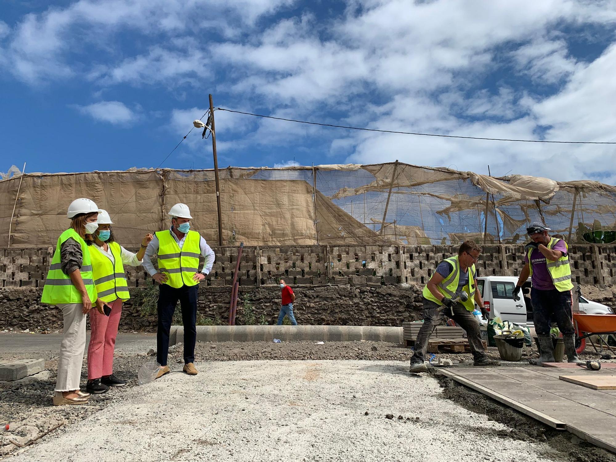 Lopean retoma las obras de la carretera de Melerana