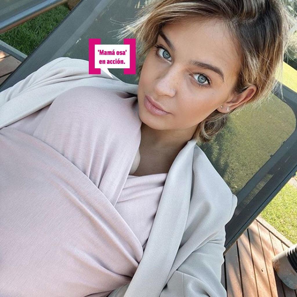 Laura Escanes es mamá osa