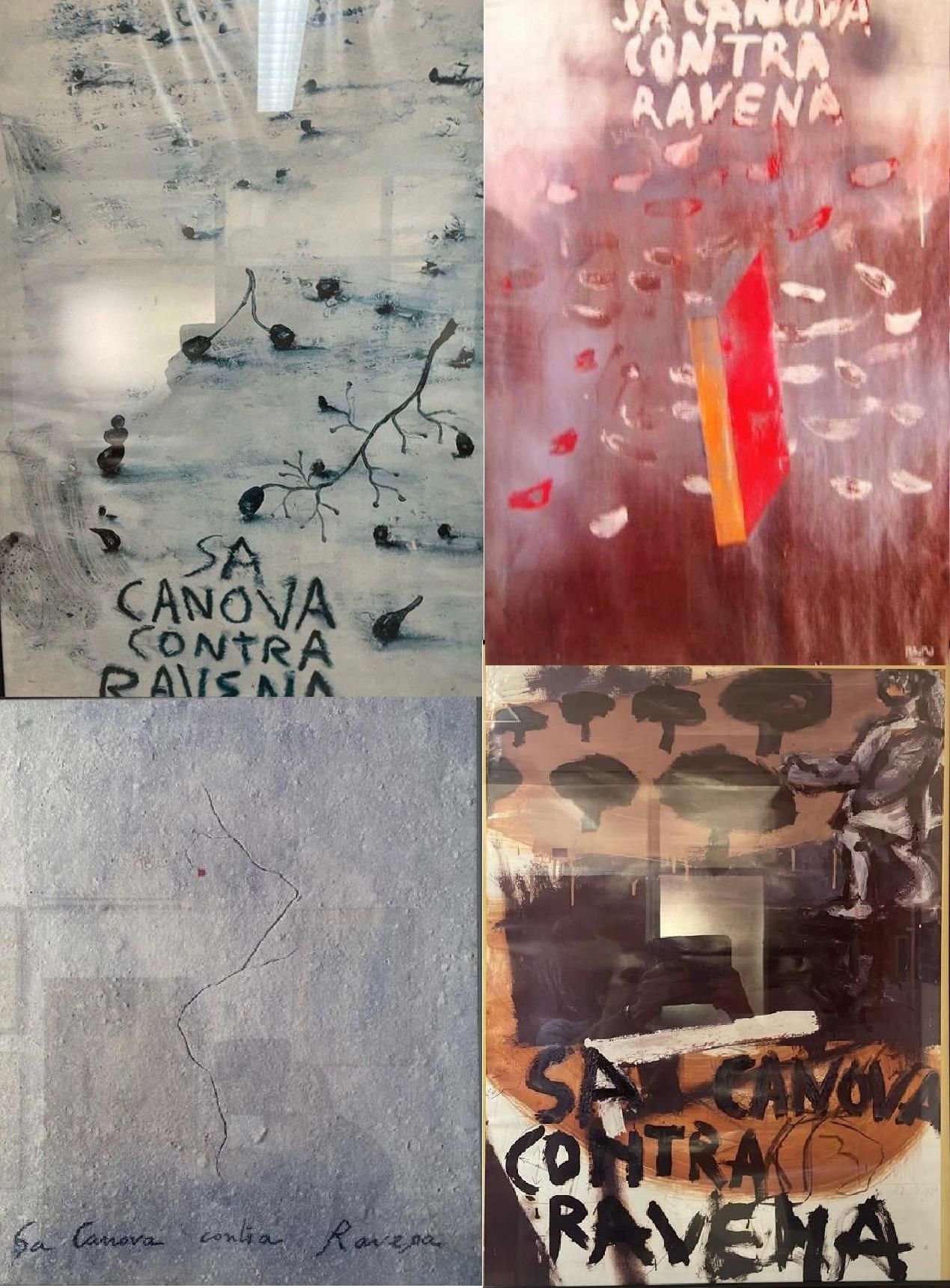 Obras de arte de la campaña 'Sa Canova contra Ravenna'