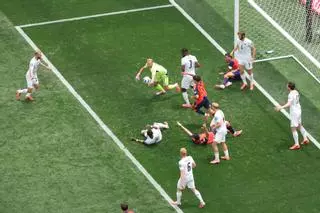 España - Austria, en imágenes