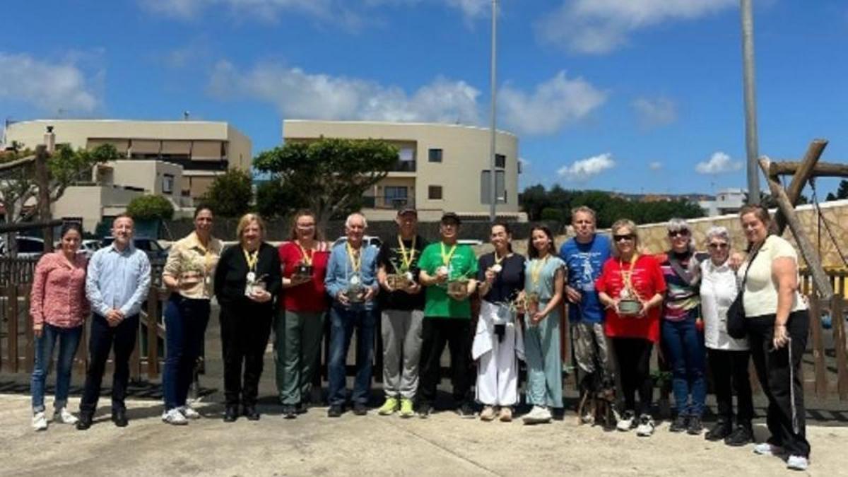 Entrega de premios en el Memorial Toni Ramis en Sant Jordi.
