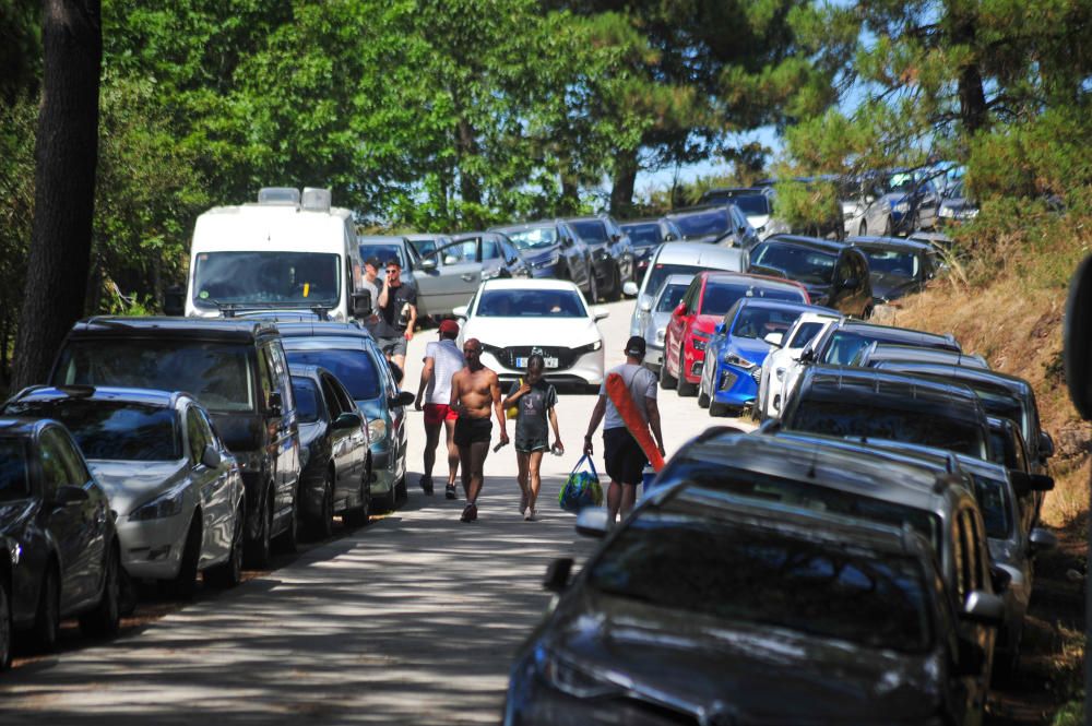 El acceso a las playas generó importantes atascos