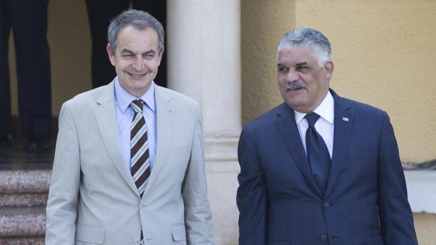 José Luis Rodríguez Zapatero y Miguel Vargas.