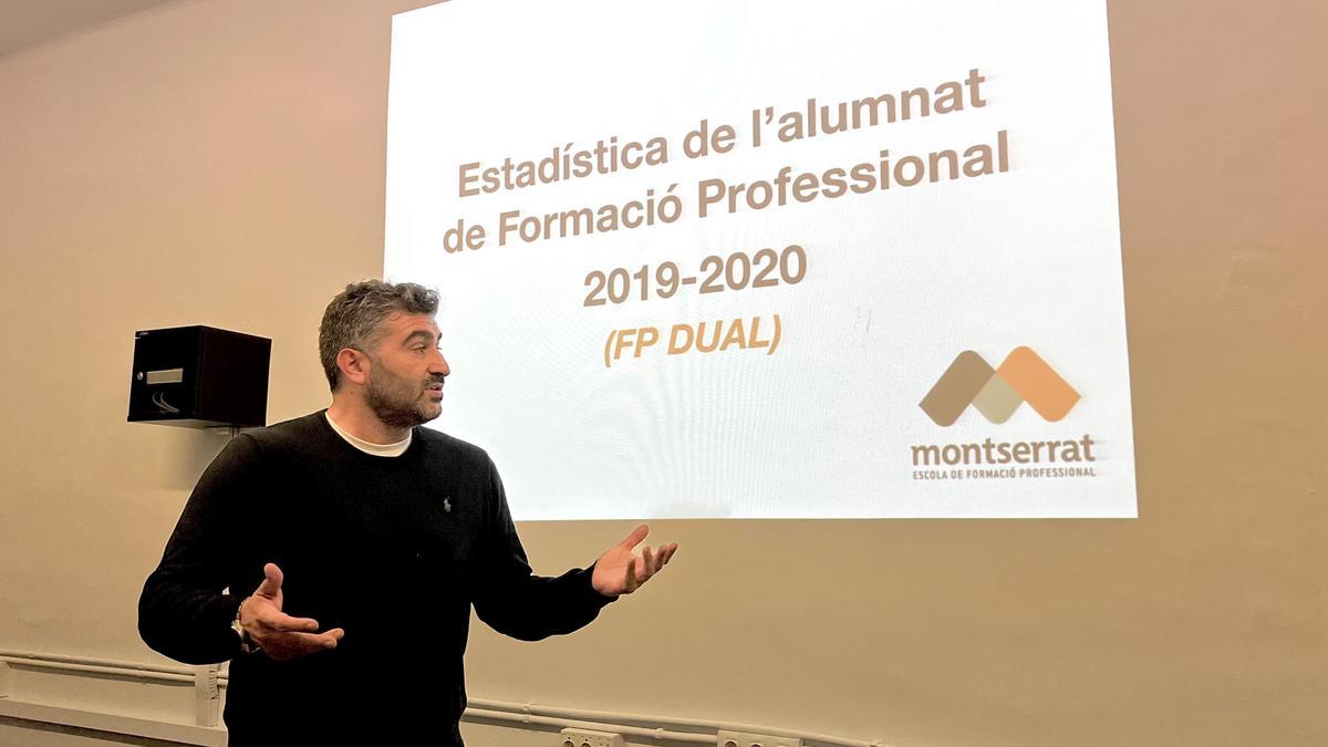 Imatge de la presentació de resultats de l&#039;Escola Montserrat