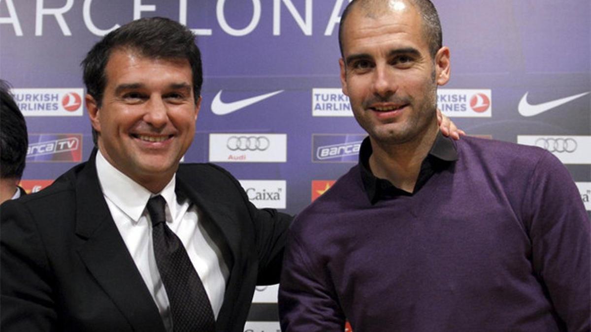 Con Laporta y Guardiola el Barça vivió la mejor época de su historia