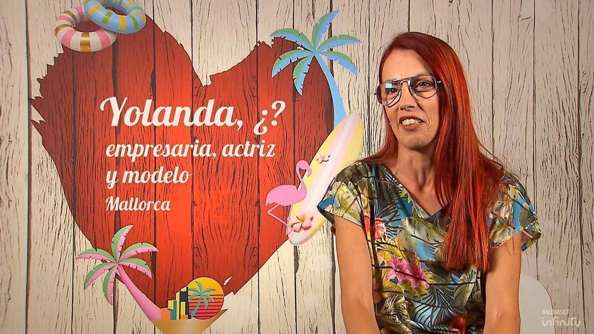 Yolanda, durante su participación en el programa ‘First Dates’