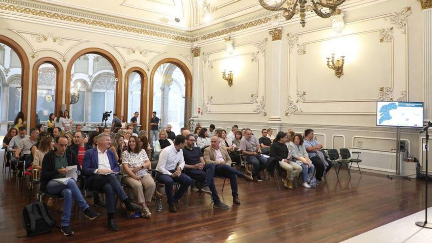 La presentación del programa +Rueiro, ayer en Pontevedra. | R.E.