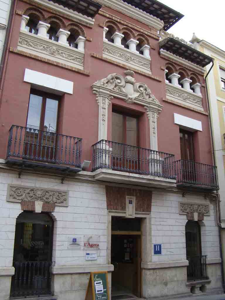 Uno de los hoteles de Bocairent.