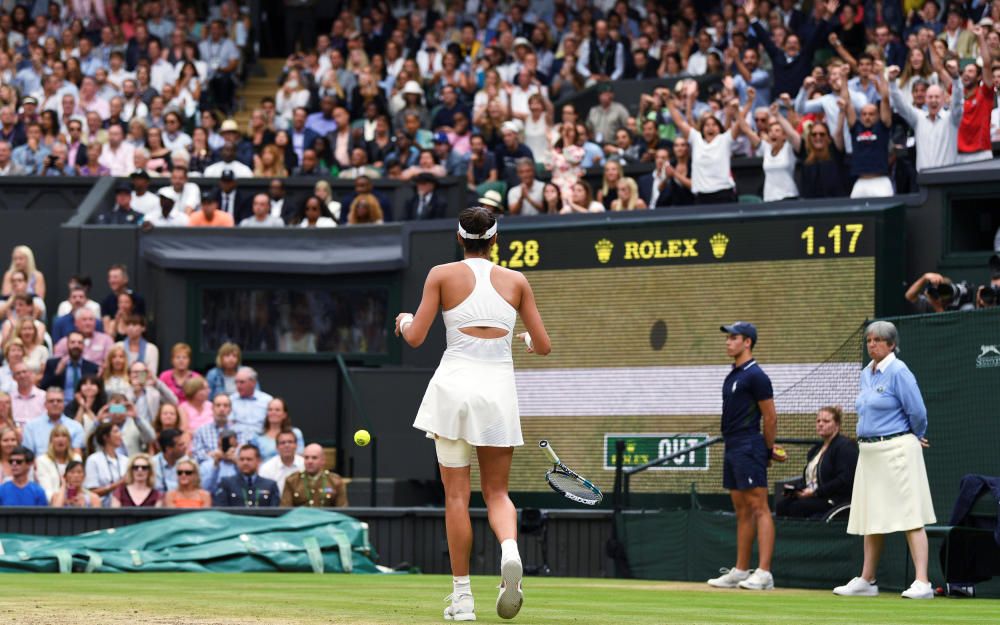 Garbiñe Muguruza se proclama campeona de Wimbledon