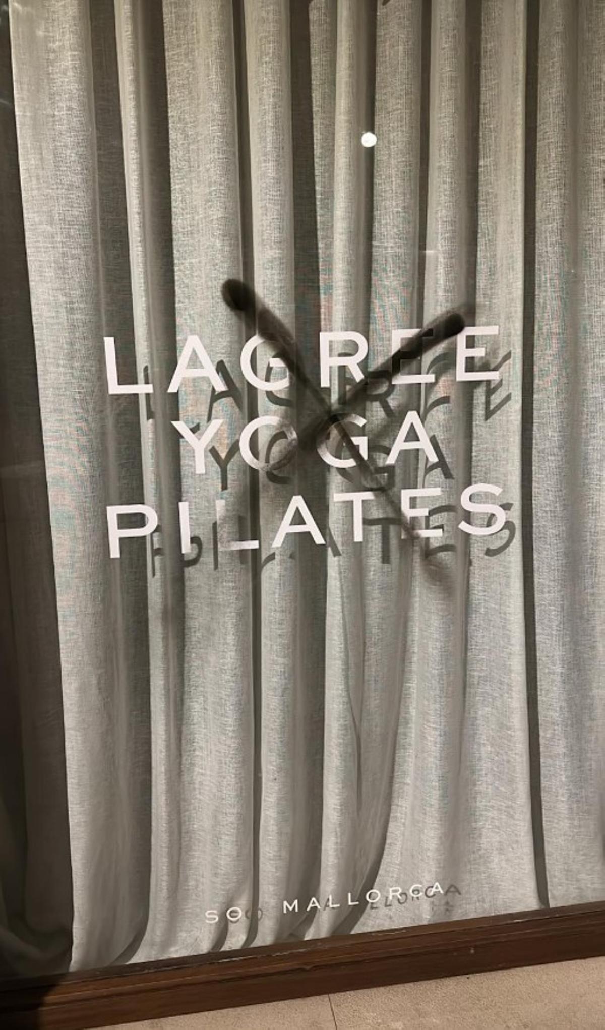 Die Schmiereien am neuen Wellness-Studio "So Mallorca" in Pere Garau.