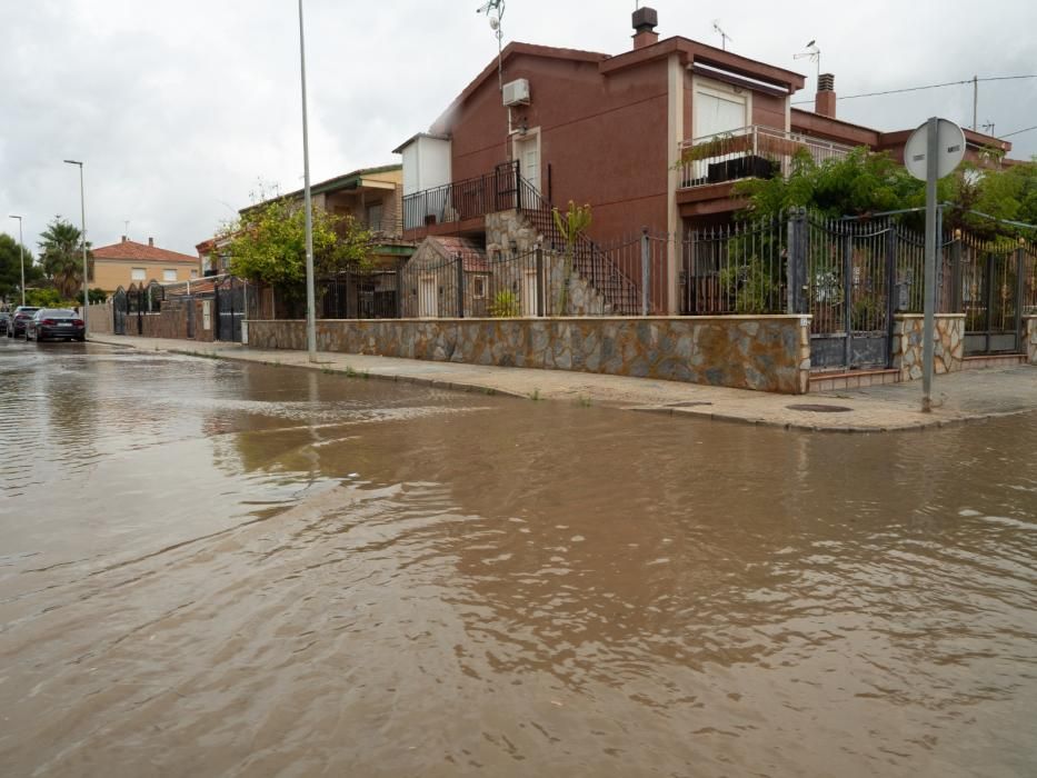 Los efectos de las lluvias en Los Alcázares