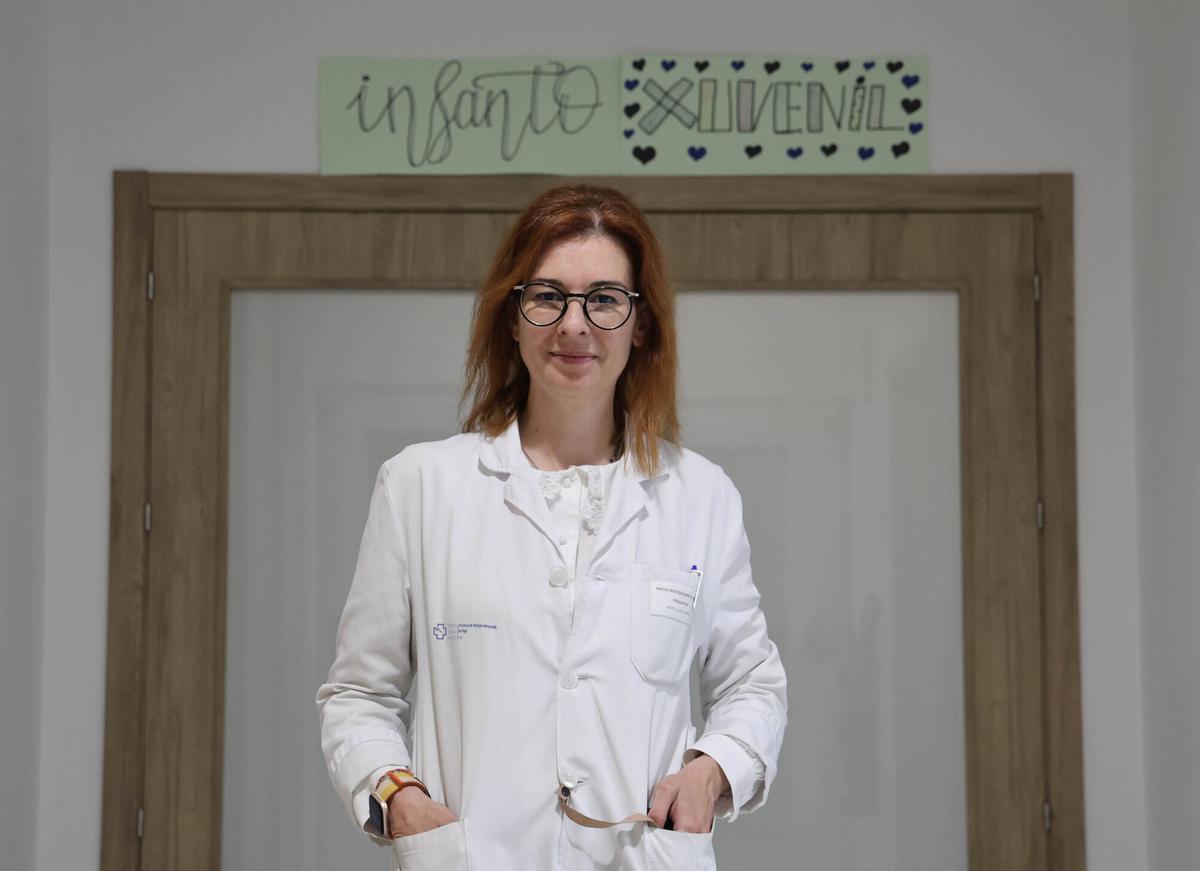 Vigo, Hospital Álvaro Cunqueiro. Marta López, jefa de Salud Mental del Chuvi en funciones. Fotos también de recurso de la unidad de ingreso infanto-juvenil