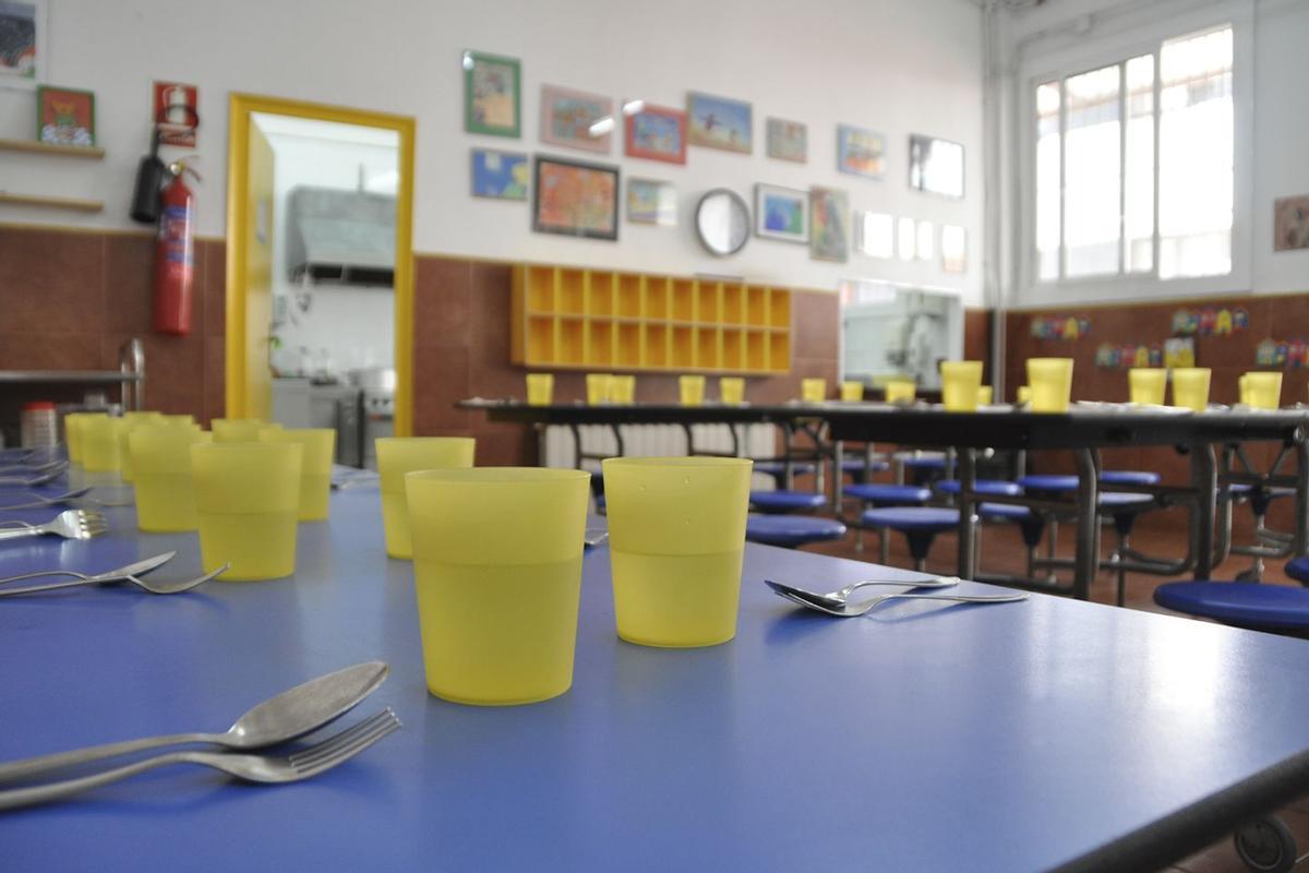 Imagen de un comedor escolar