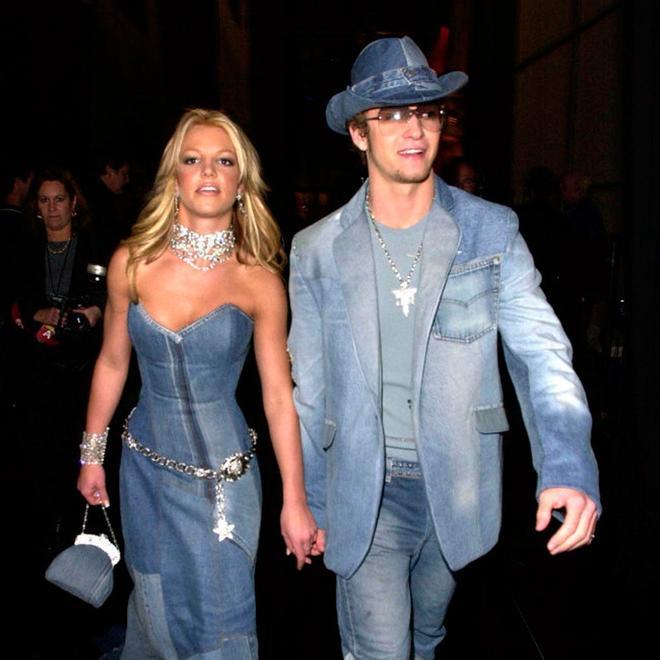 Justin Timberlake y Britney Spears con total look vaquero