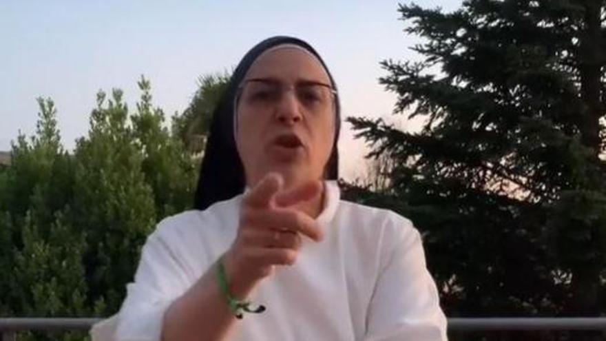 La monja Sor Lucía Caram en un vídeo de TikTok