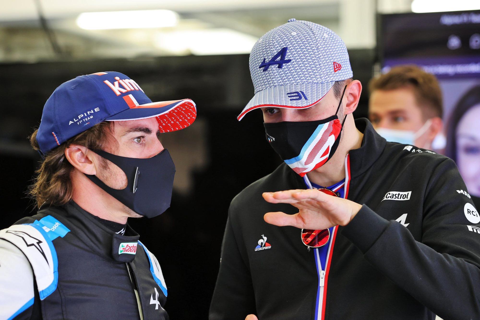 Alonso y Ocon, el tandem de Alpine en la Fórmula 1