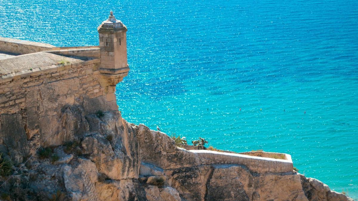 Vistas desde el castillo de Alicante