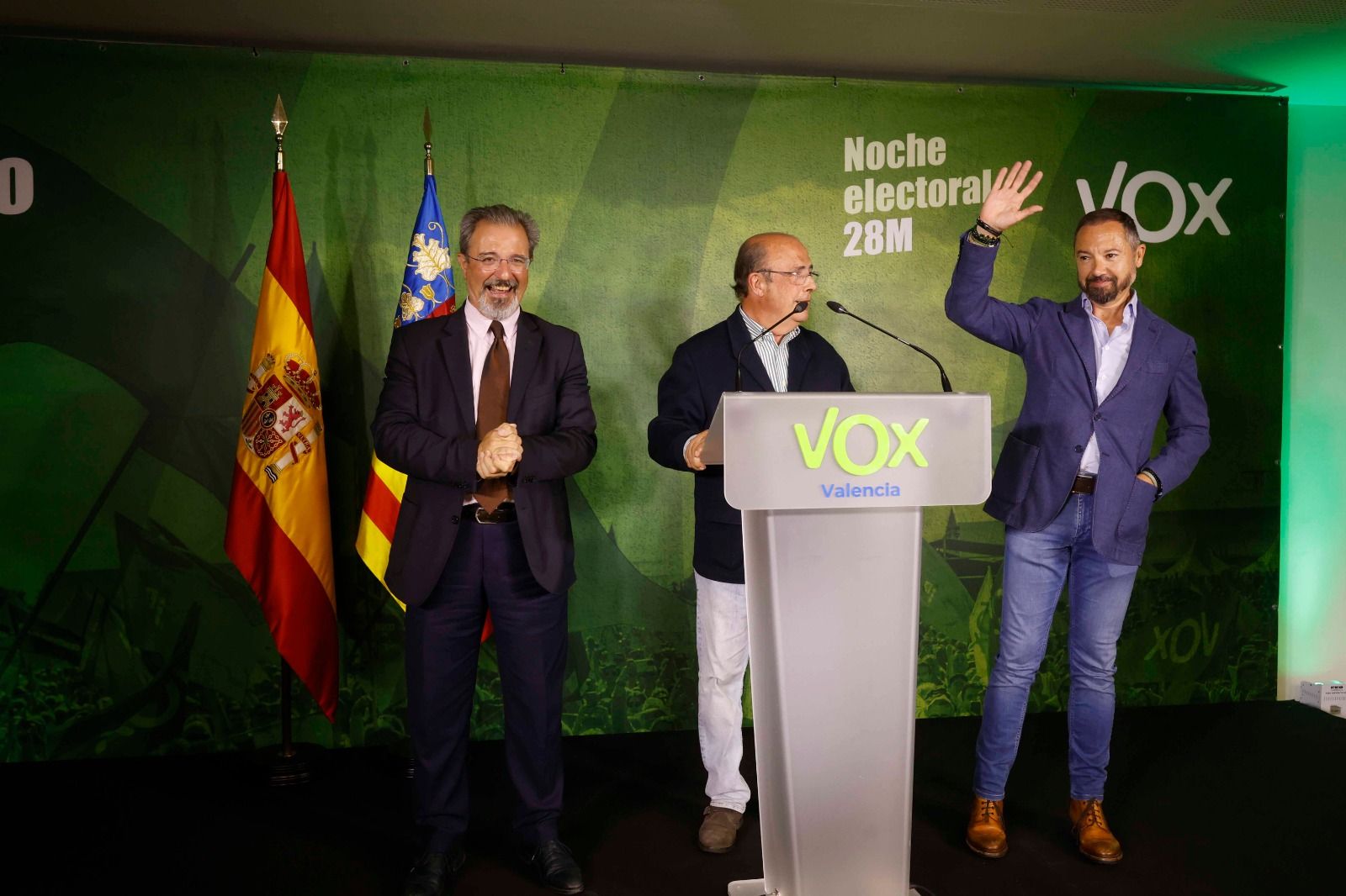 Juan Manuel Badenas comparece en la sede de Vox