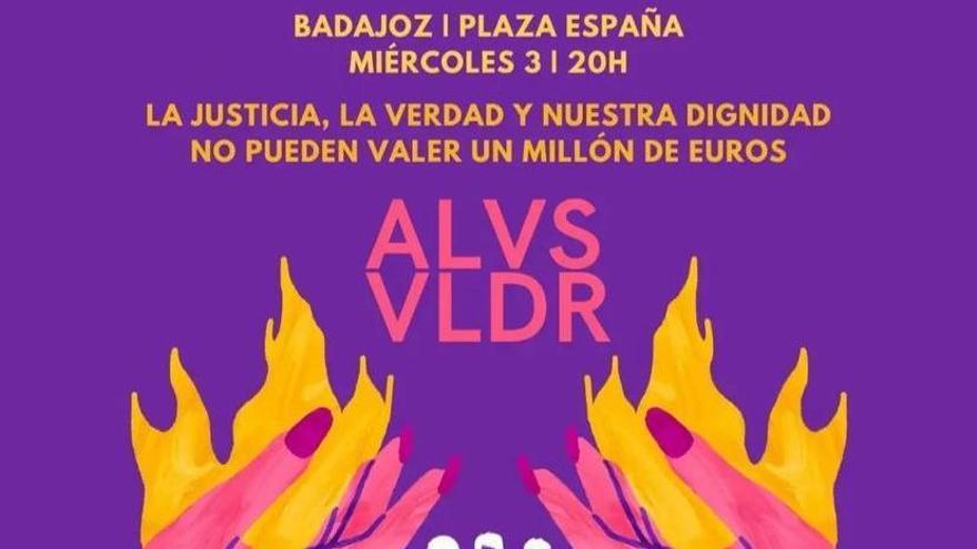 La plataforma 8M Badajoz convoca una concentración para condenar la puesta en libertad de Dani Alves