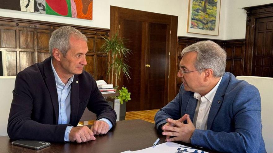 Reunión de Luis Menor y José A. Blanco. | FdV